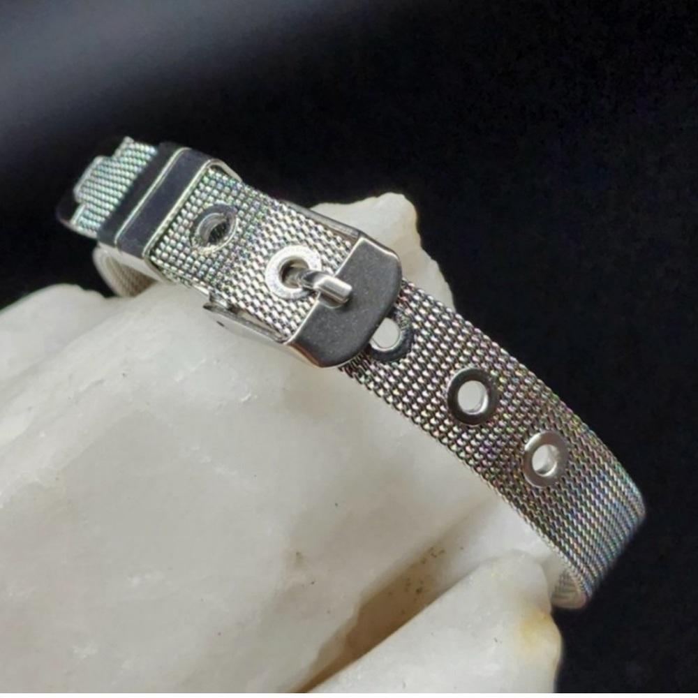 NWT sterling silver buckle bracelet